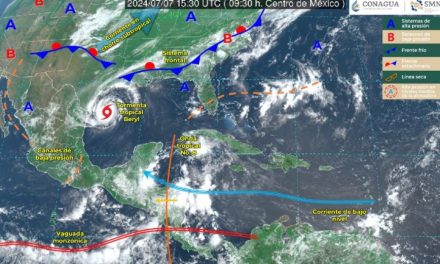 Ya se fue Beryl de México pero una onda tropical dejará fuertes lluvias en varios estados del país