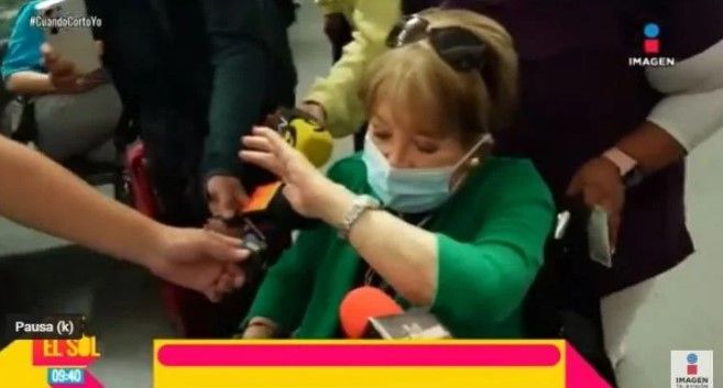 ‘Ya déjenme en paz’; Lolita Ayala aparece en silla de ruedas y con tanque de oxígeno