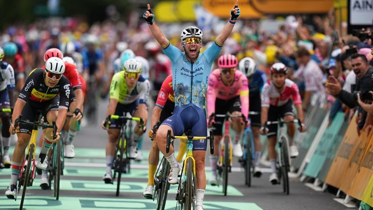 Cavendish establece nuevo récord y gana la etapa 5 del Tour de Francia