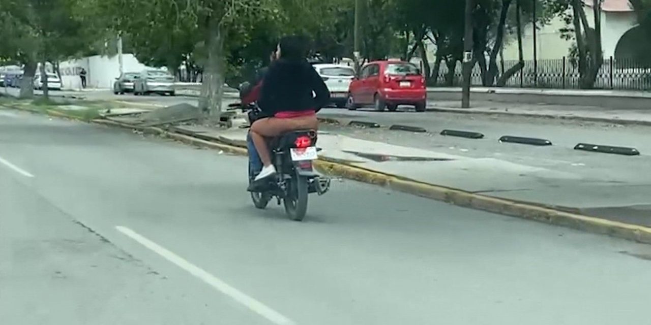 No usan motociclistas el casco en Saltillo