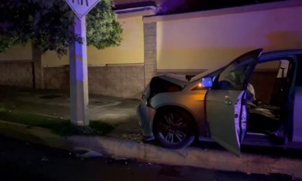 Saltillo: Poste se atravesó de la nada y termina chocando por acelerado