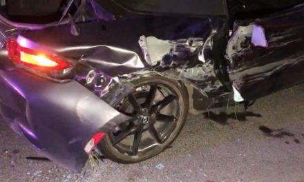 Ebrio terminó en los separos al ‘raspar’ su auto contra el muro de contención