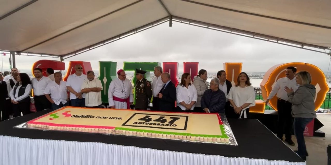 Festejan el aniversario 447 de la fundación de Saltillo