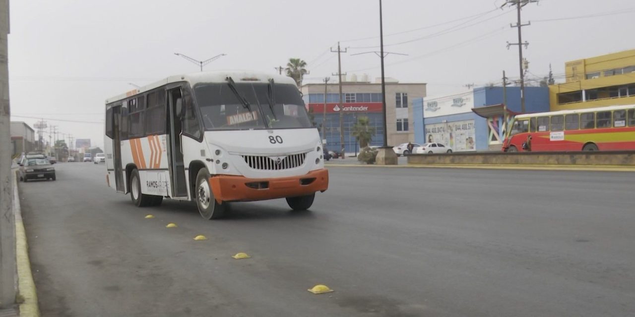 Se estanca transporte urbano de Ramos Arizpe