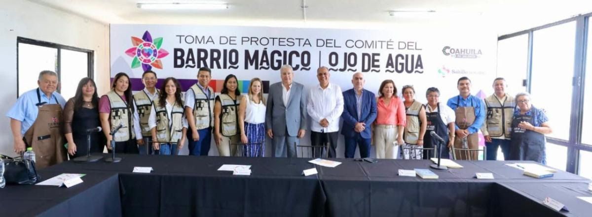 Integran comité del Barrio Mágico Ojo de Agua