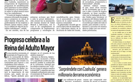 Portada RCG Carbonífera [17 de agosto de 2024] Inspira Coahuila refuerza programas de atención a salud mental; aumenta demanda para regularizar vehículos americanos y más…