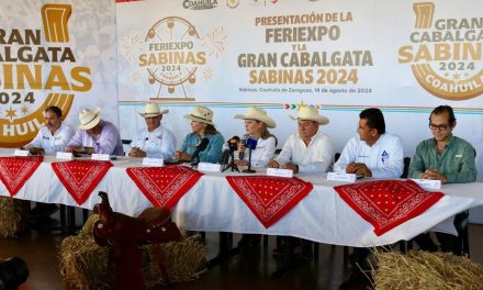 Presentan la Gran Cabalgata y la FeriExpo Sabinas 2024