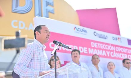 Impulsa Acuña la detección oportuna del cáncer