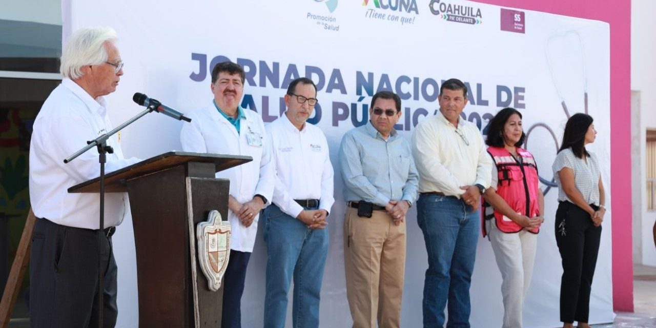Arrancan con Jornada Nacional de Salud en Acuña