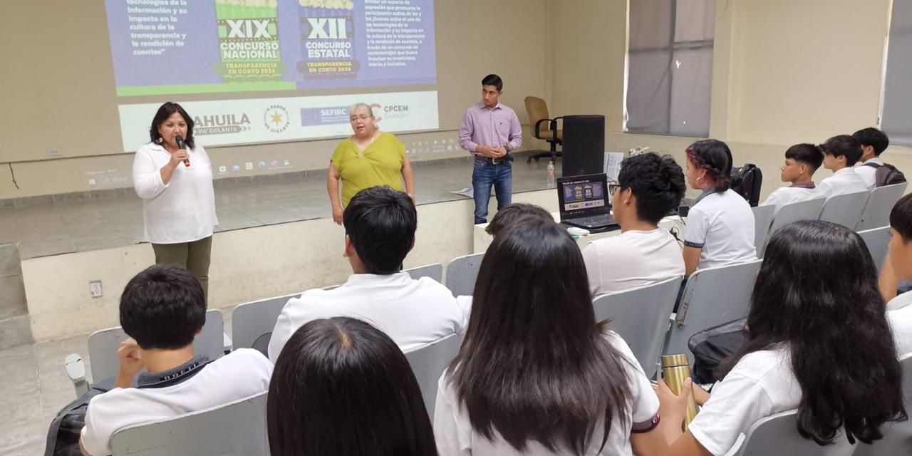 Alistan a jóvenes de Acuña en temas de transparencia
