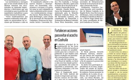 Portada RCG Fronteriza [9 de agosto de 2024] Manolo Jiménez fortalece su equipo de trabajo con nuevos nombramientos; tiene Acuña nueva reina de los adultos mayores y más…
