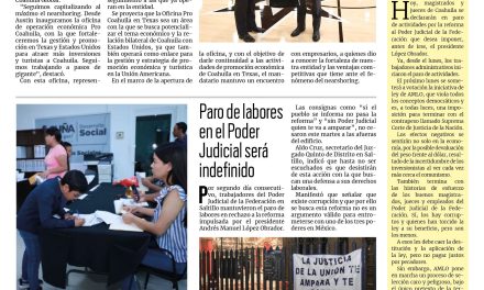 Portada RCG Fronteriza [21 de agosto de 2024] Inaugura Manolo Jiménez oficina Pro Coahuila en Texas; previene Acuña fraudes en la compra de terrenos y más…