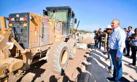 Alcalde supervisa avance del bulevar Torreón Norte