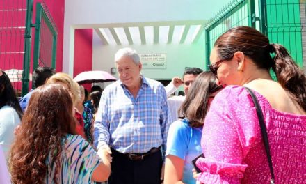 Avanza construcción del Centro Comunitario en la Herradura