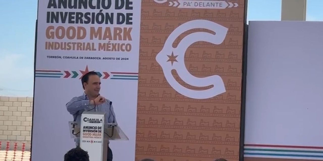 Anuncia Gobernador proyecto de inversión para Torreón