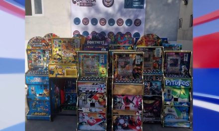 Asegura policía estatal más de 200 máquinas tragamonedas en Coahuila