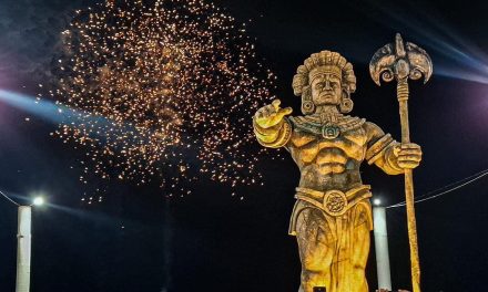 Inauguran estatua de Chaac tras controversia por Poseidón en Yucatán