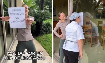 Mujer es criticada en redes por ‘humillar’ a sus empleados en un reto viral por un día libre