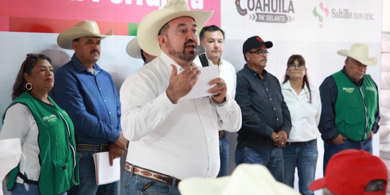 En la semana del campo, entregan 100 toneladas de semilla a ejidatarios de Saltillo