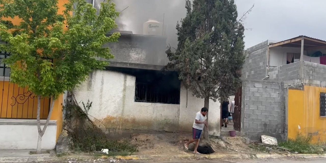 Se incendia casa habitación en Saltillo