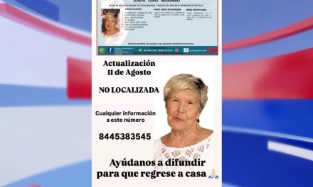 Localizan a adulta mayor desaparecida en Saltillo