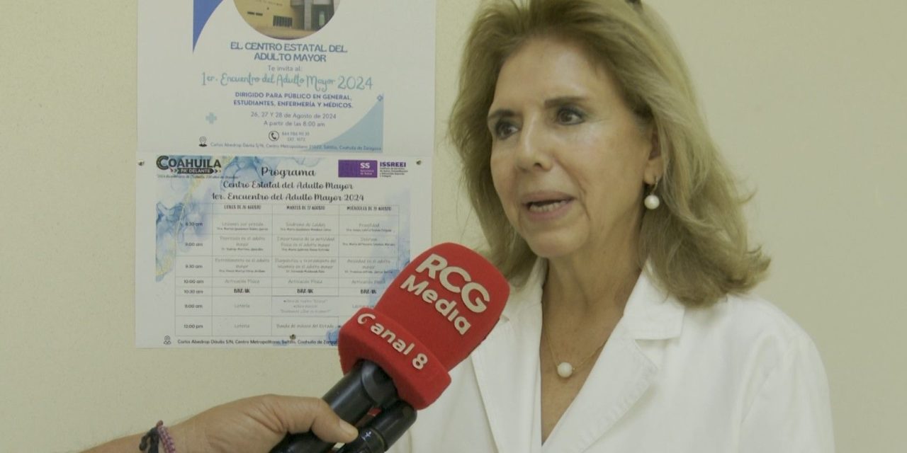 Prepara Centro Estatal del Adulto Mayor serie de pláticas para el cuidado de la salud de este sector de la población