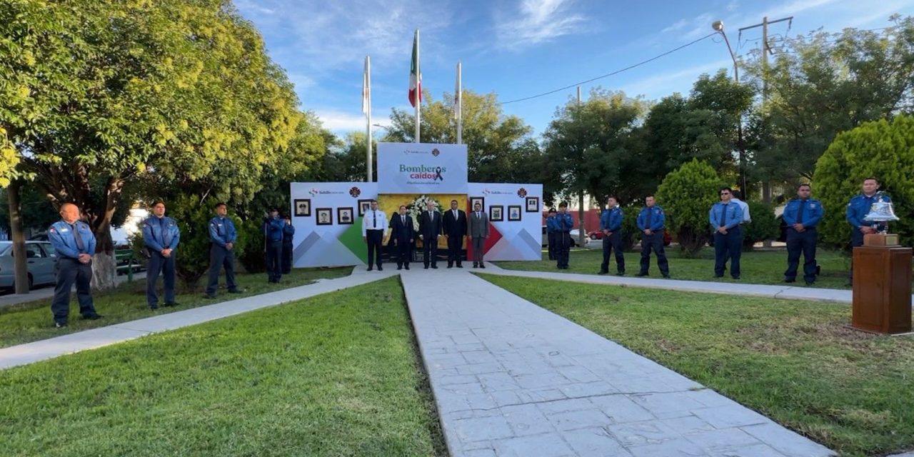 Recuerda Saltillo a bomberos caídos en su día
