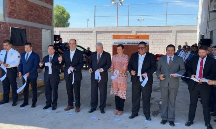 Se entrega a la comunidad Estación Mixta de Bomberos y Comisaría de Seguridad en Saltillo
