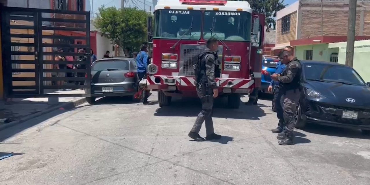 Sospechoso incendio en domicilio ocurre en Saltillo