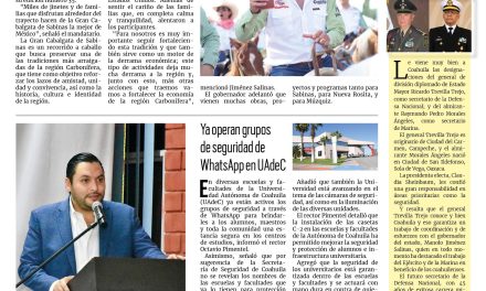 Portada RCG Centro [8 de septiembre de 2024] Cabalgata de Sabinas, la mejor de México, afirma el gobernador; Apuesta IP por construcción de naves industriales en la región Centro y más…