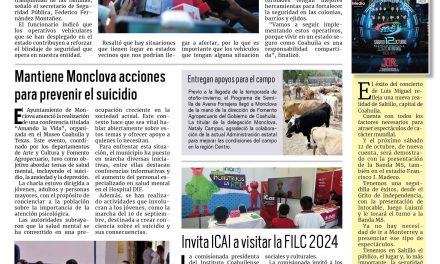 Portada RCG Centro [21 de septiembre de 2024] Operativos viales mantienen la paz en el territorio coahuilense; Trasladan al penal a tres personas acusadas por abuso en Monclova y más…