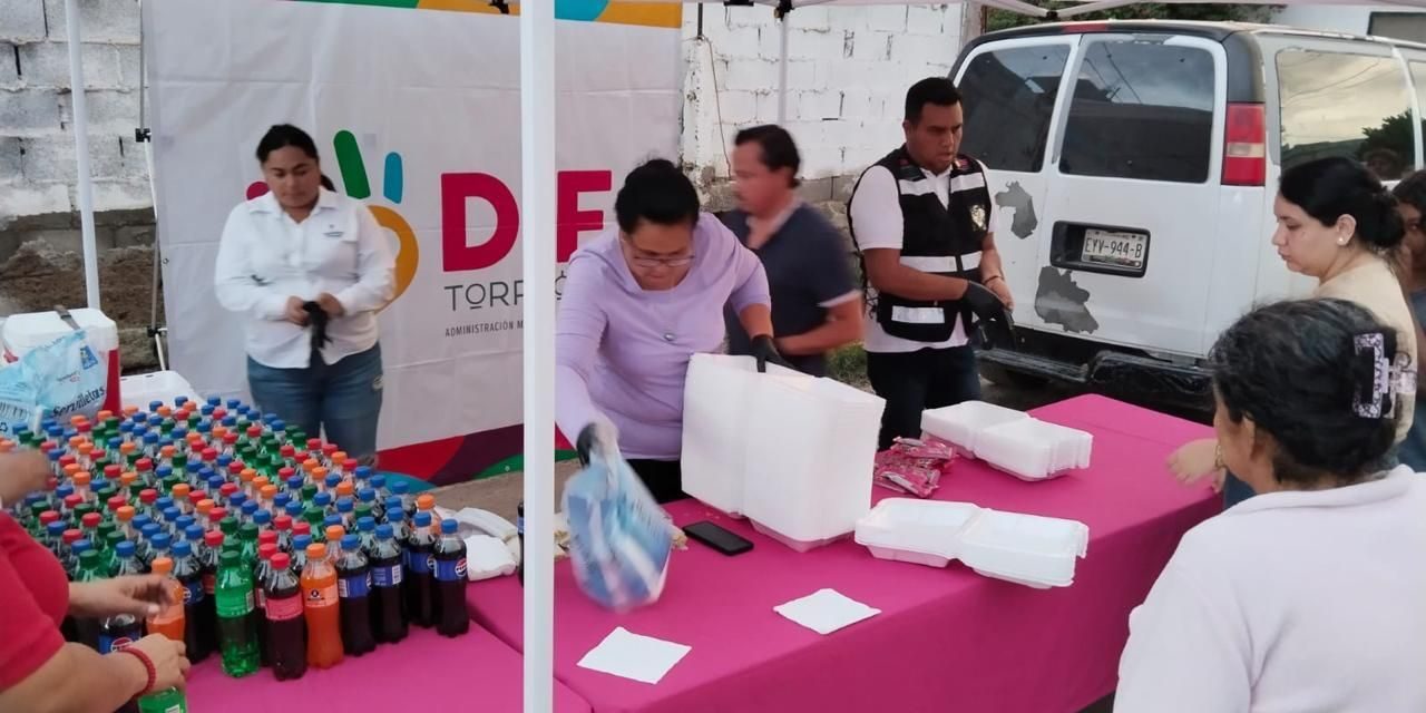 DIF Torreón brinda apoyos sociales y alimenticios