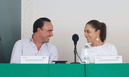 Manolo Jiménez y Claudia Sheinbaum reiteran compromiso por Coahuila