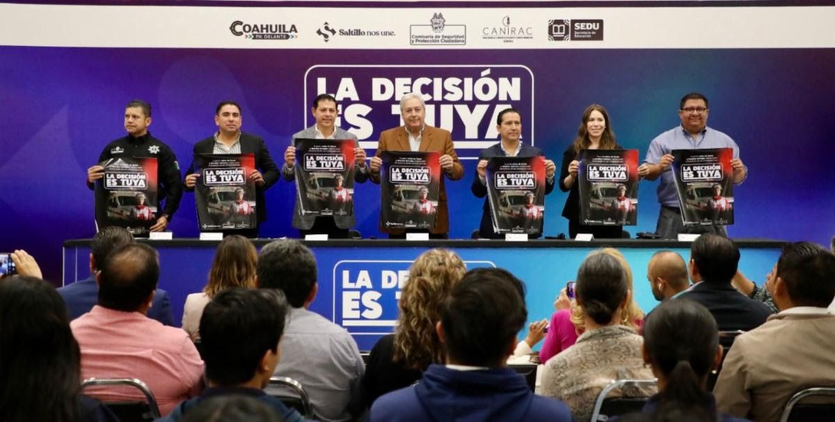 Inicia la estrategia ‘La Decisión es Tuya’ en Saltillo