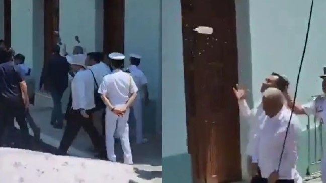 Bromea AMLO sobre el ataque que recibió en Veracruz con una botella de Agua