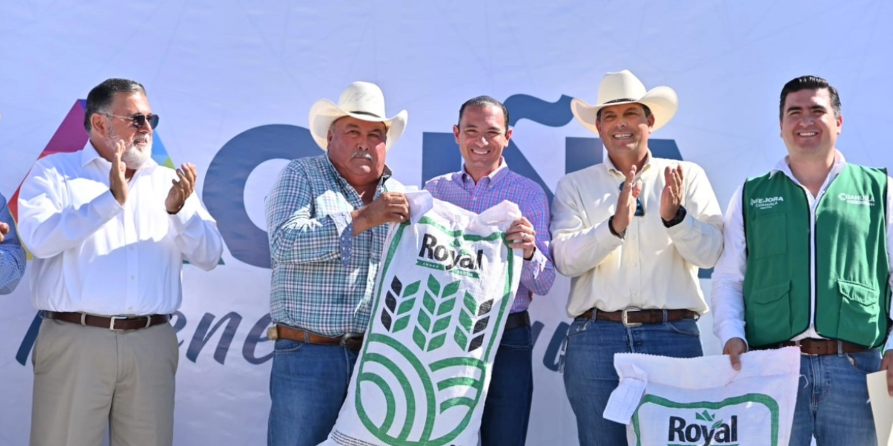 Inicia el Programa de Apoyo de Semilla de Avena Forrajera en Acuña