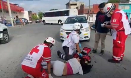 Dos heridos tras accidente de moto en la colonia Bellavista