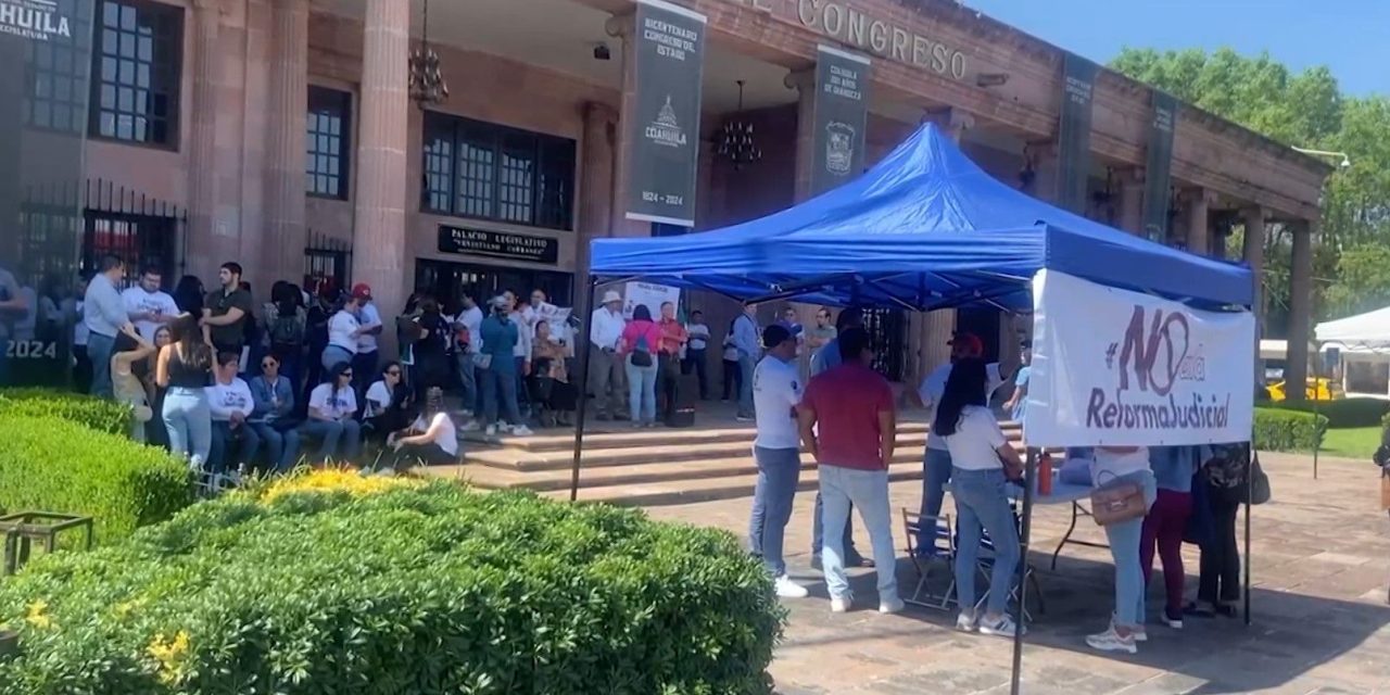 Hubo más protestas contra la reforma judicial en Saltillo