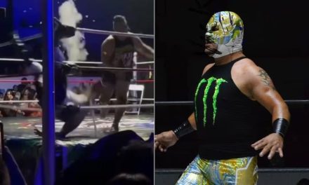 La brutal lesión de un luchador en un combate extremo