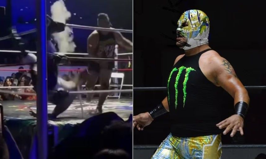 La brutal lesión de un luchador en un combate extremo