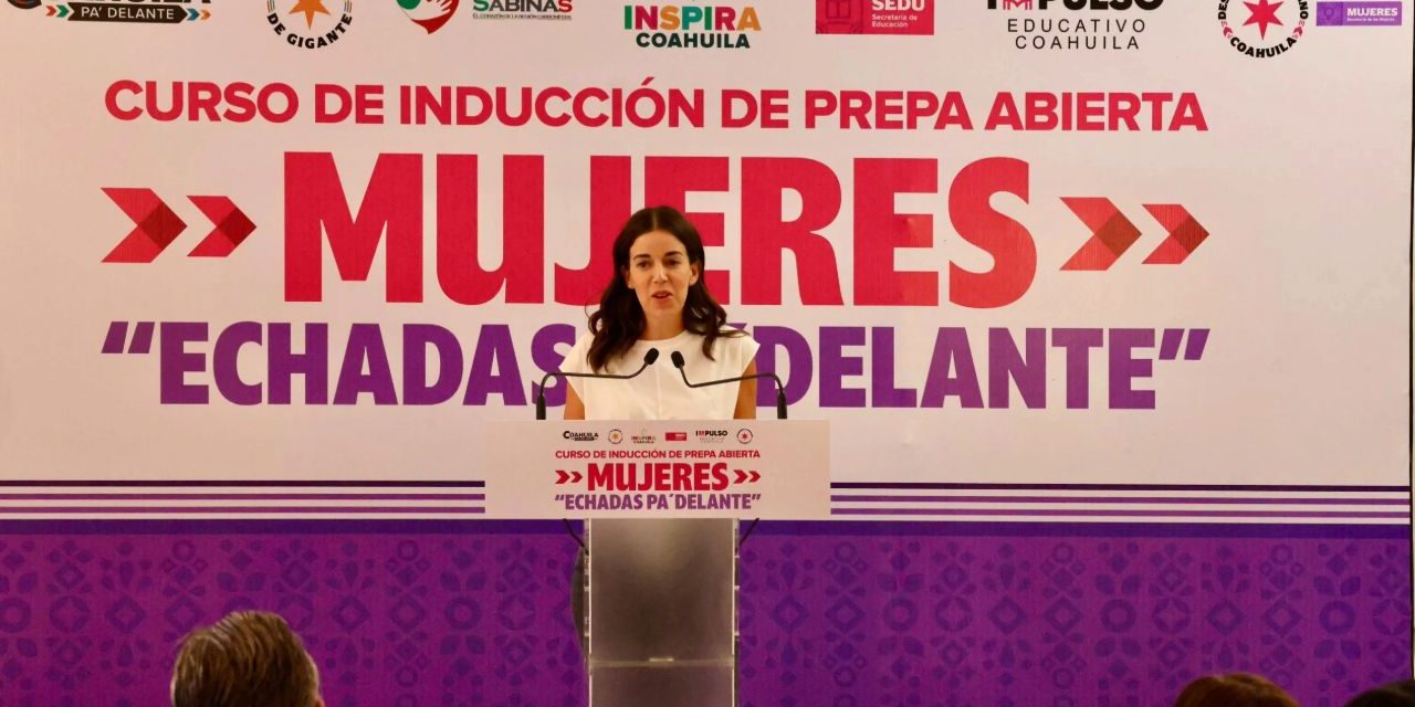 Inicia el programa ‘Mujeres Echadas Pa’Delante’ en Sabinas