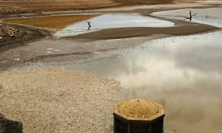 La sequía extrema deja sin agua a la presa Las Lajas en Chihuahua