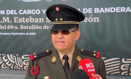 Toman protesta a nuevo comandante del 69 batallón de infantería