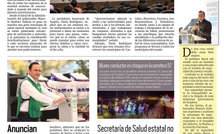 Portada RCG Carbonífera [27 de octubre de 2024] Inspira Coahuila atiende la salud mental de universitarios; Mejorará el suministro de agua en Nueva Rosita y más…