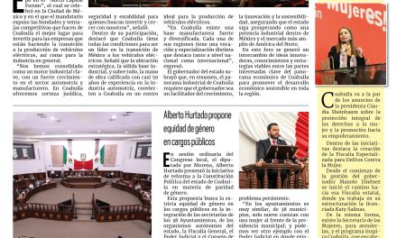 Portada RCG Centro [04 de octubre de 2024] Manolo Jiménez Expone las ventajas competitivas del estado; ingresa a prisión mujer culpable de fatal accidente y más…