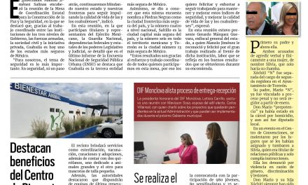 Portada RCG Centro [25 de octubre de 2024] La seguridad es prioridad en Coahuila: Manolo Jiménez; encuentran cuerpo de velador desaparecido y más…