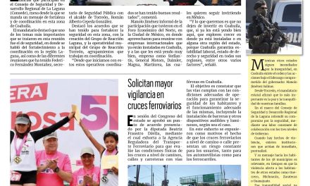 Portada RCG Media [08 de octubre de 2024] Se fortalece la seguridad y el desarrollo en la región Laguna; todo listo para la Carrera Poderosa 5K a favor de las mujeres con cáncer  y más…