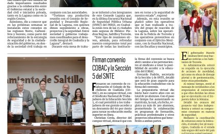 Portada RCG Media [30 de octubre de 2024] Consejos de Seguridad y Desarrollo se realizan en todo Coahuila; ICAI reconoce a Saltillo por proceso ejemplar de transición y más…