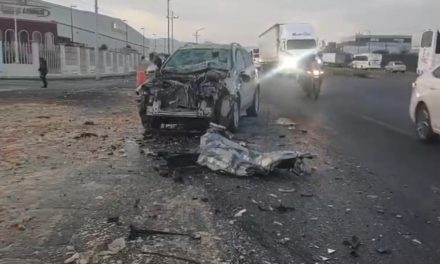Se registra accidente en el Libramiento Oscar Flores Tapia