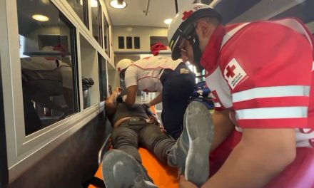 Se registra accidente de motocicleta en la zona centro de Saltillo